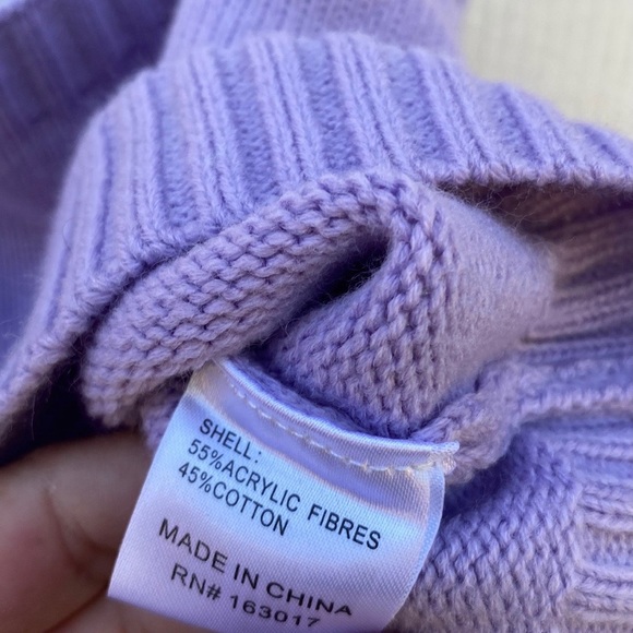 Princess Polly Womens 8 lavender purple cropped sweater tank top NWOT - Picture 6 of 6
